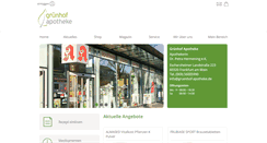 Desktop Screenshot of gruenhof-apotheke-frankfurt.de